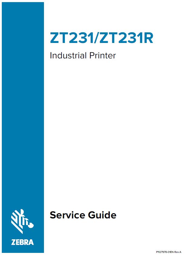ZEBRA ZT231/ZT231R Service Guide