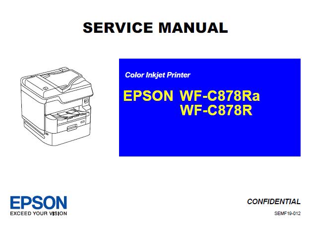 Epson WF-C878R/WF-C878Ra Service Manual