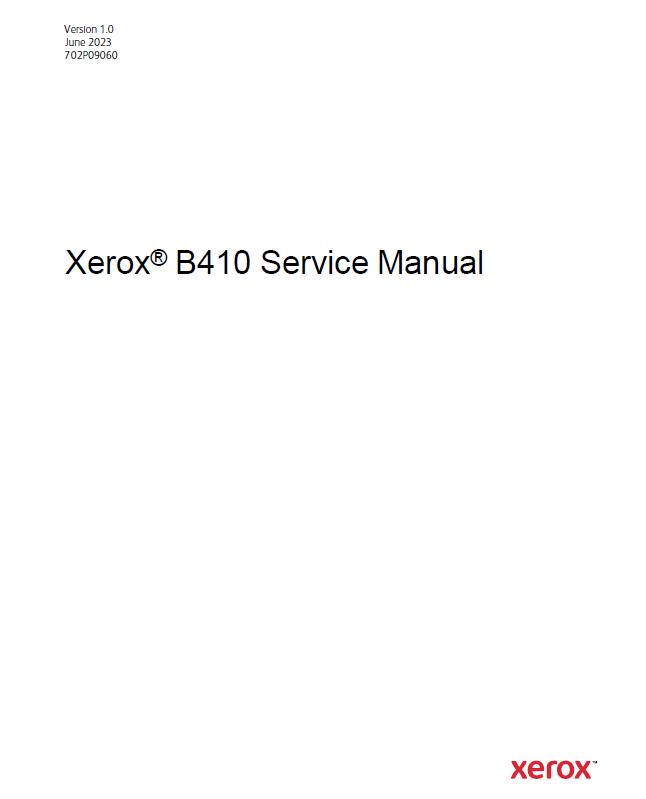 Xerox B410 Service Manual