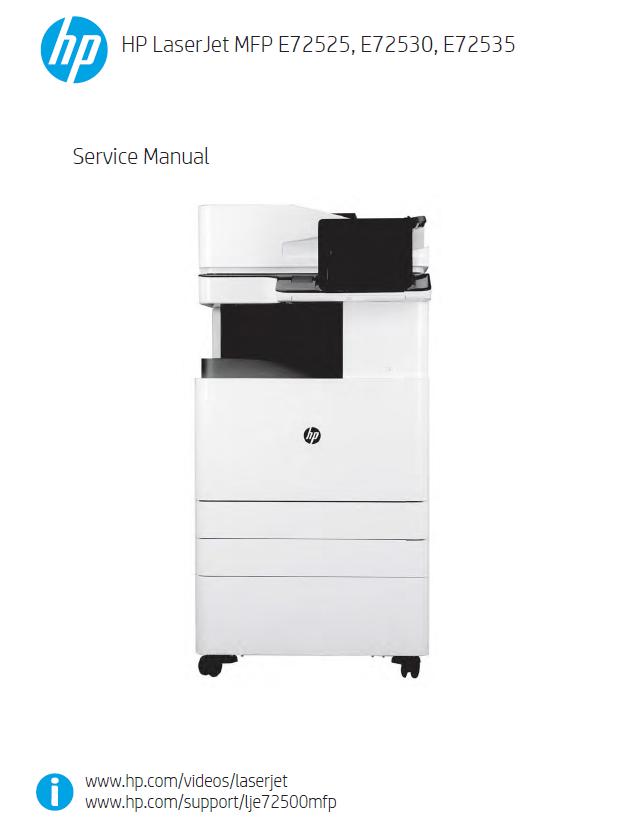 HP LaserJet MFP E72525/E72530/E72535 Service Manual