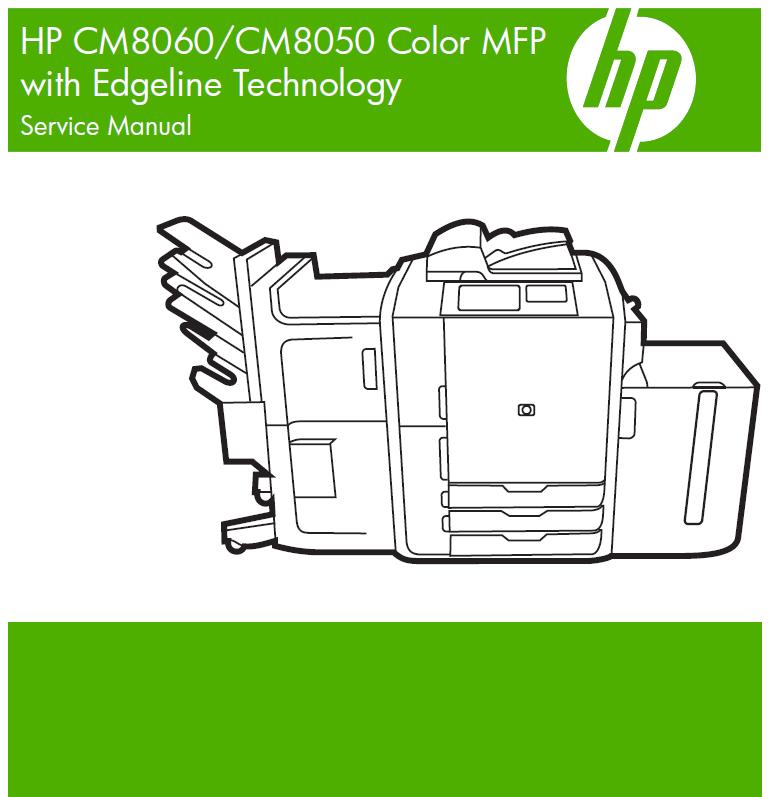 HP CM8050 Color MFP/CM8060 Color MFP Service Manual
