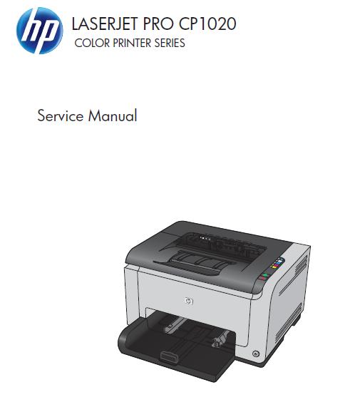 HP LaserJet Pro CP1020/HP LaserJet Pro CP1025 Service Manual