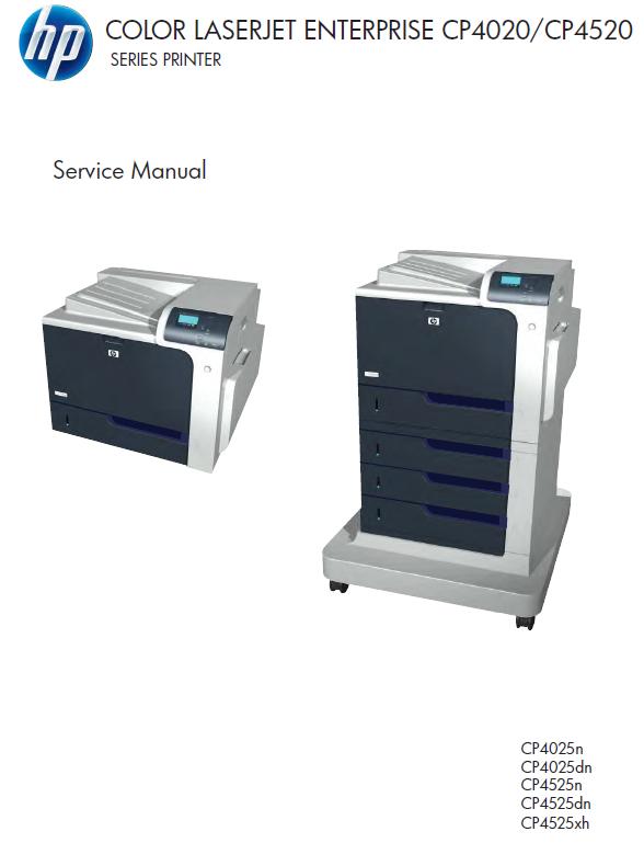 HP Color LaserJet CP4025n/dn/Color LaserJet CP4525n/dn/xh Service Manual