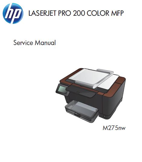HP LaserJet Pro 200 color MFP M275nw Service Manual