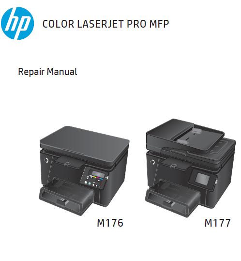 HP Color LaserJet Pro MFP M176/M177 Service Manual
