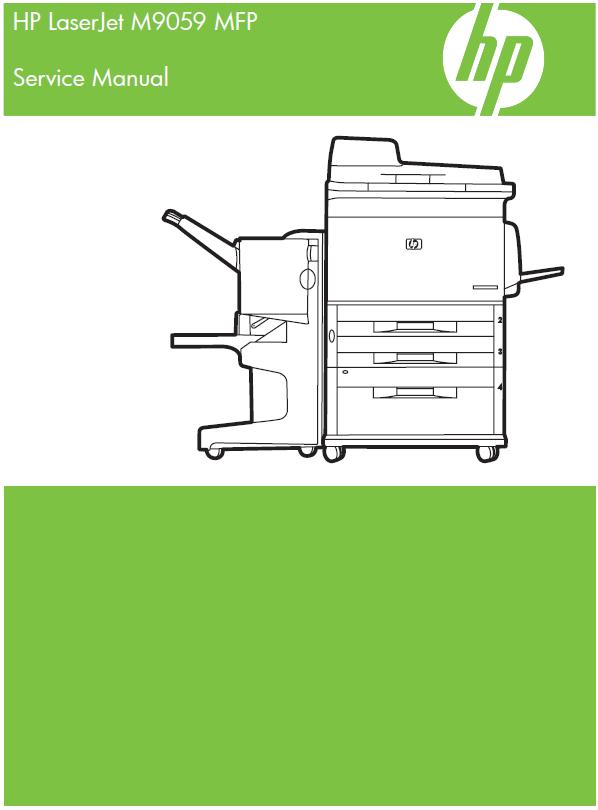 HP LaserJet M9059MFP Service Manual