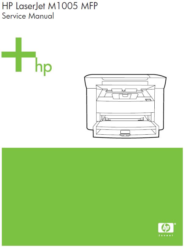 HP LaserJet M1005mfp Service Manual