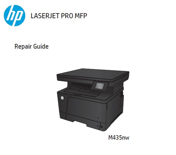 HP LaserJet Pro MFP M435nw Service Manual