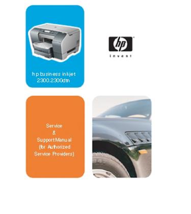 HP Business InkJet 2300/Business InkJet 2300n/Business InkJet 2300dtn Service Manual