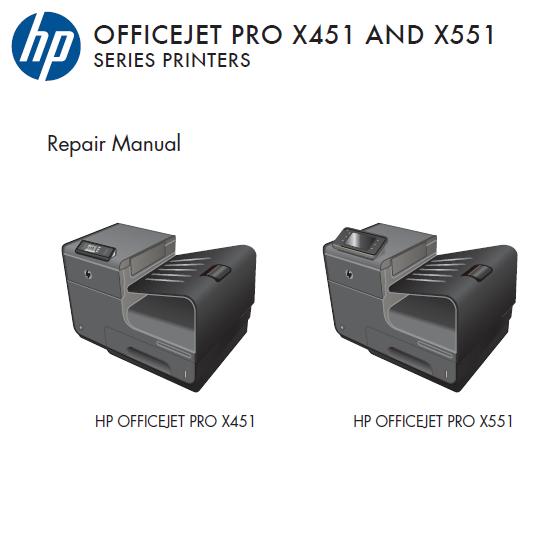 HP OfficeJet Pro X451/OfficeJet Pro X551 Service Manual