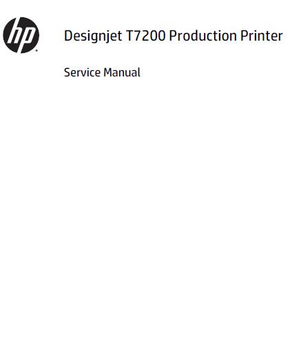 HP Designjet T7200 Service Manual