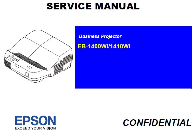 Epson EB-1400Wi/EB-1410Wi Service Manual