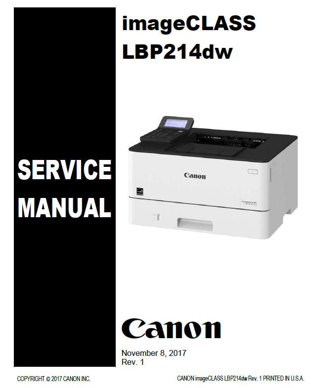 Canon imageCLASS LBP214dw Service Manual