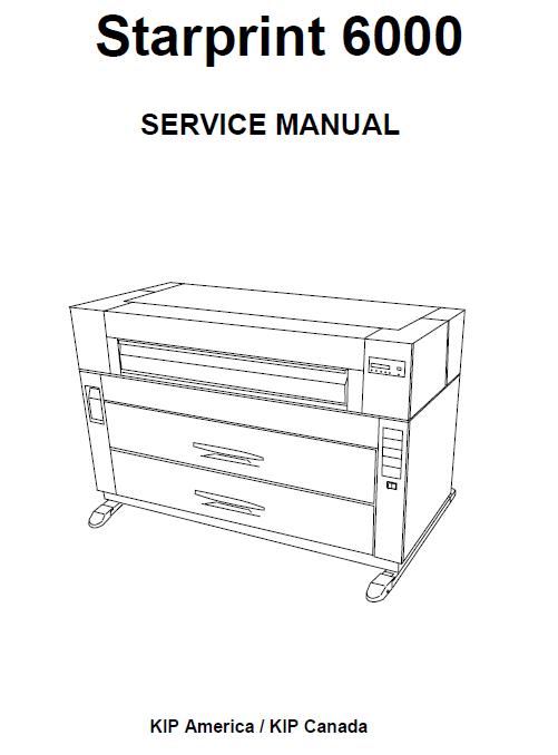 KIP Starprint 6000 Service Manual