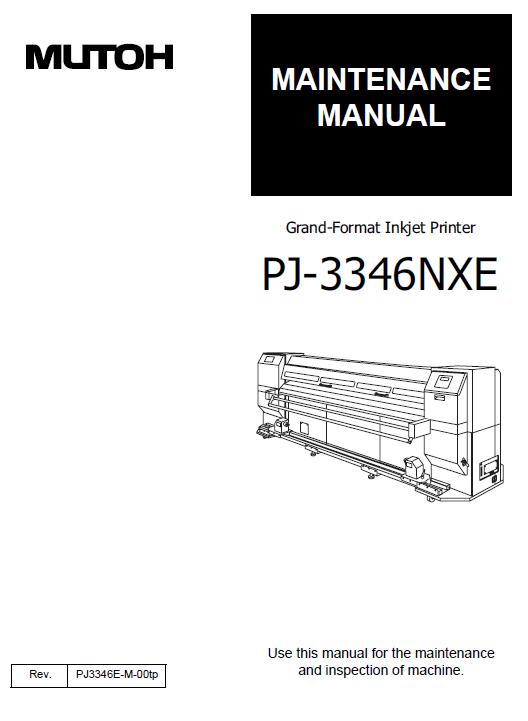 Mutoh PJ-3346NXE Service Manual