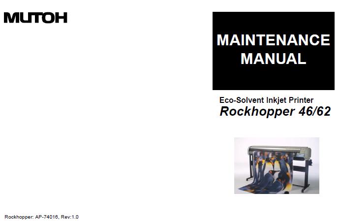 Mutoh Rockhopper 46"/62" Service Manual