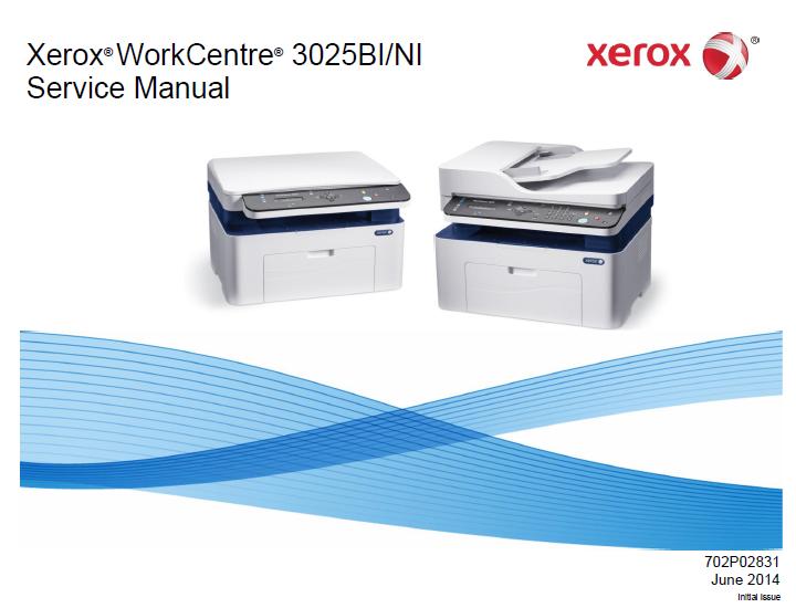Xerox WorkCentre 3025BI/NI Service Manual