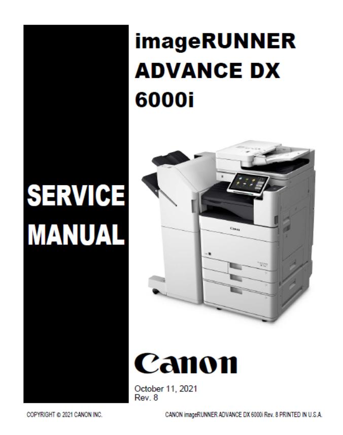 Canon imageRUNNER ADVANCE DX 6000i Service Manual