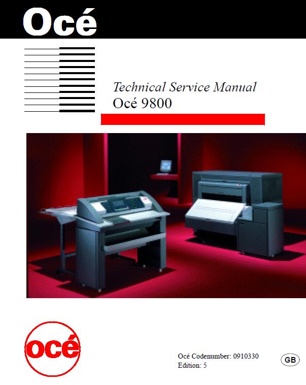 Océ 9800 Service Manual