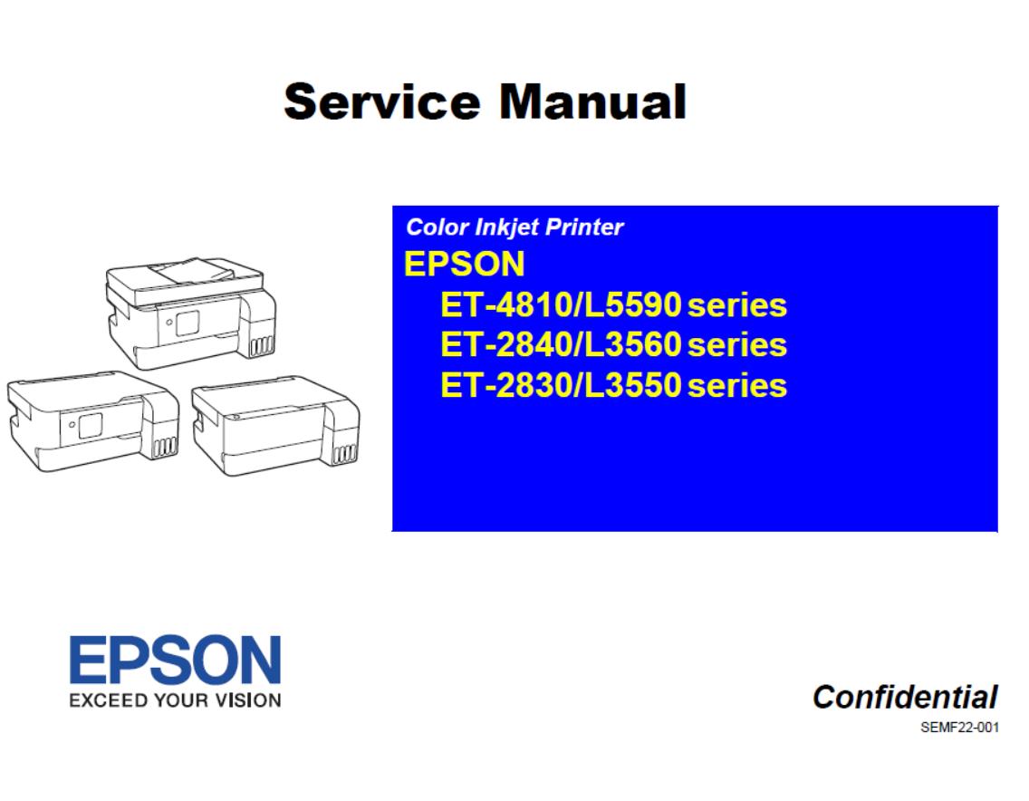 Epson ET-2830/ET-2840/ET-4810/L3550/L3560/L5590 series Service Manual