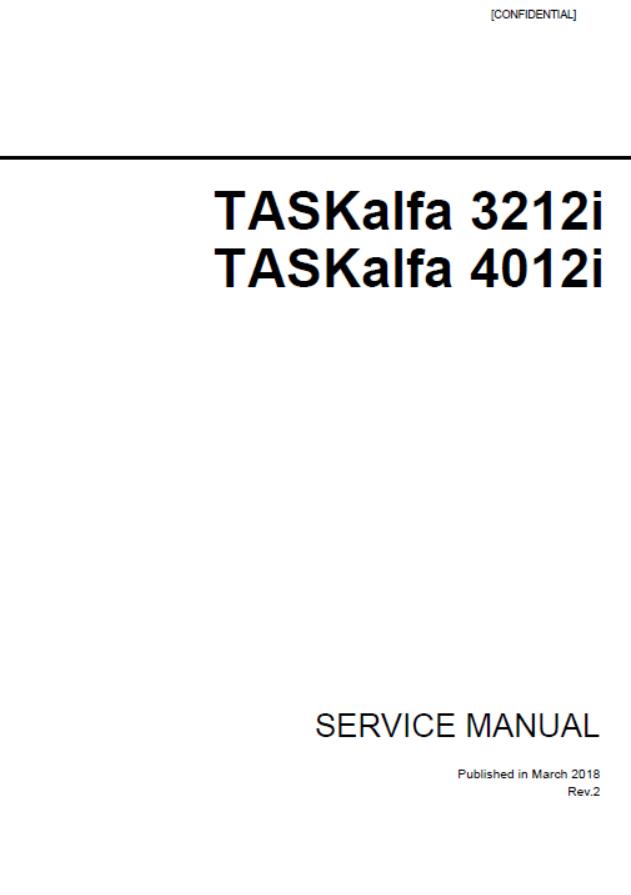 Kyocera TASKalfa 3012i/TASKalfa 4012i Service Manual