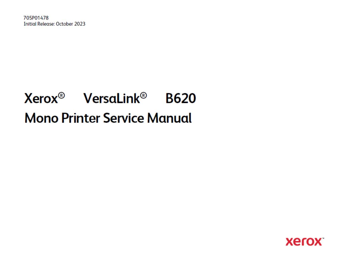 Xerox VersaLink B620 Service Manual