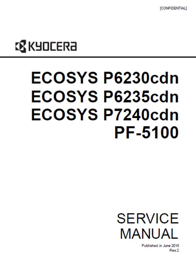 Kyocera ECOSYS P6230cdn/P6235cdn/P7240cdn Service Manual