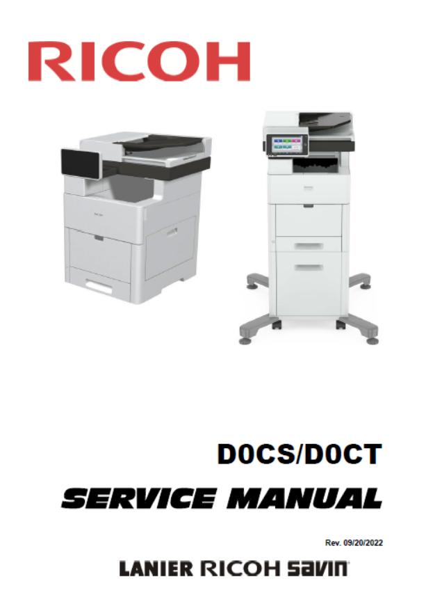 Ricoh IM C530F/IM C530FB Service Manual