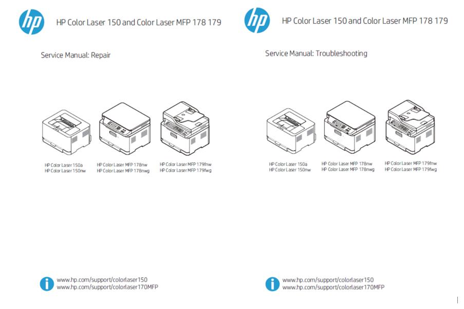 HP Color Laser 150/Color Laser MFP 178/179 Service Manual