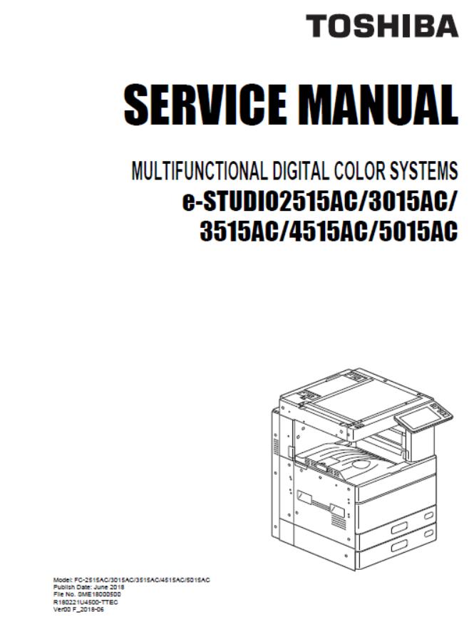 Toshiba e-STUDIO 2515AC/3015AC/3515AC/4515AC/5015AC Service Manual