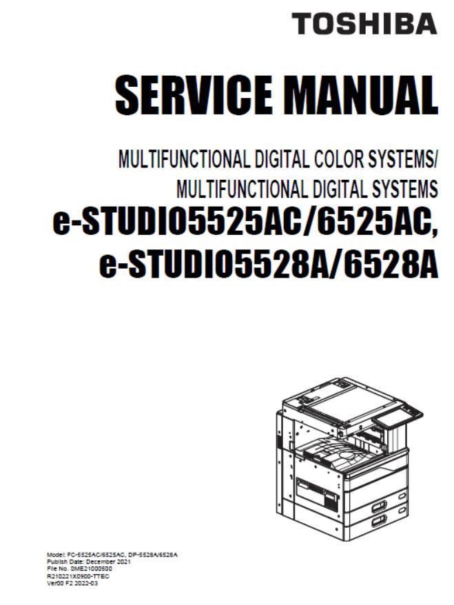 Toshiba e-STUDIO 5525AC/5528A/6525AC/6528A Service Manual