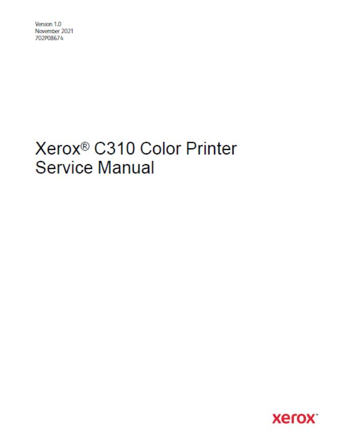 Xerox C310 Service Manual