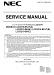 NEC MultiSync LCD3210 Service Manual