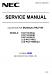 NEC MultiSync PA271W Service Manual