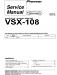 Pioneer VSX-108 Service Manual