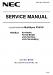 NEC MultiSync P241W Service Manual