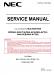 NEC MULTEOS M46 Service Manual