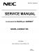 NEC MultiSync 24WMGX3 Service Manual