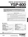 Yamaha YSP-800 Service Manual