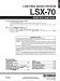 Yamaha LSX-70 Service Manual