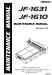 Mimaki JF-1610/JF-1631 Maintenance Manual