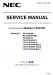 NEC MultiSync PA302W Service Manual