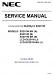 NEC MultiSync EX201W Service Manual