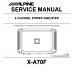 Alpine X-A70F Service Manual