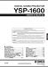 Yamaha YSP-1600 Service Manual