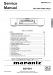 Marantz BD7004 Service Manual
