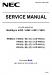 NEC MultiSync V422/V462/V551/V651 Service Manual