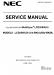 NEC MultiSync LCD2080UXi Service Manual
