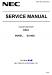 NEC MultiSync E324 Service Manual