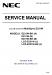 NEC MultiSync E231W Service Manual